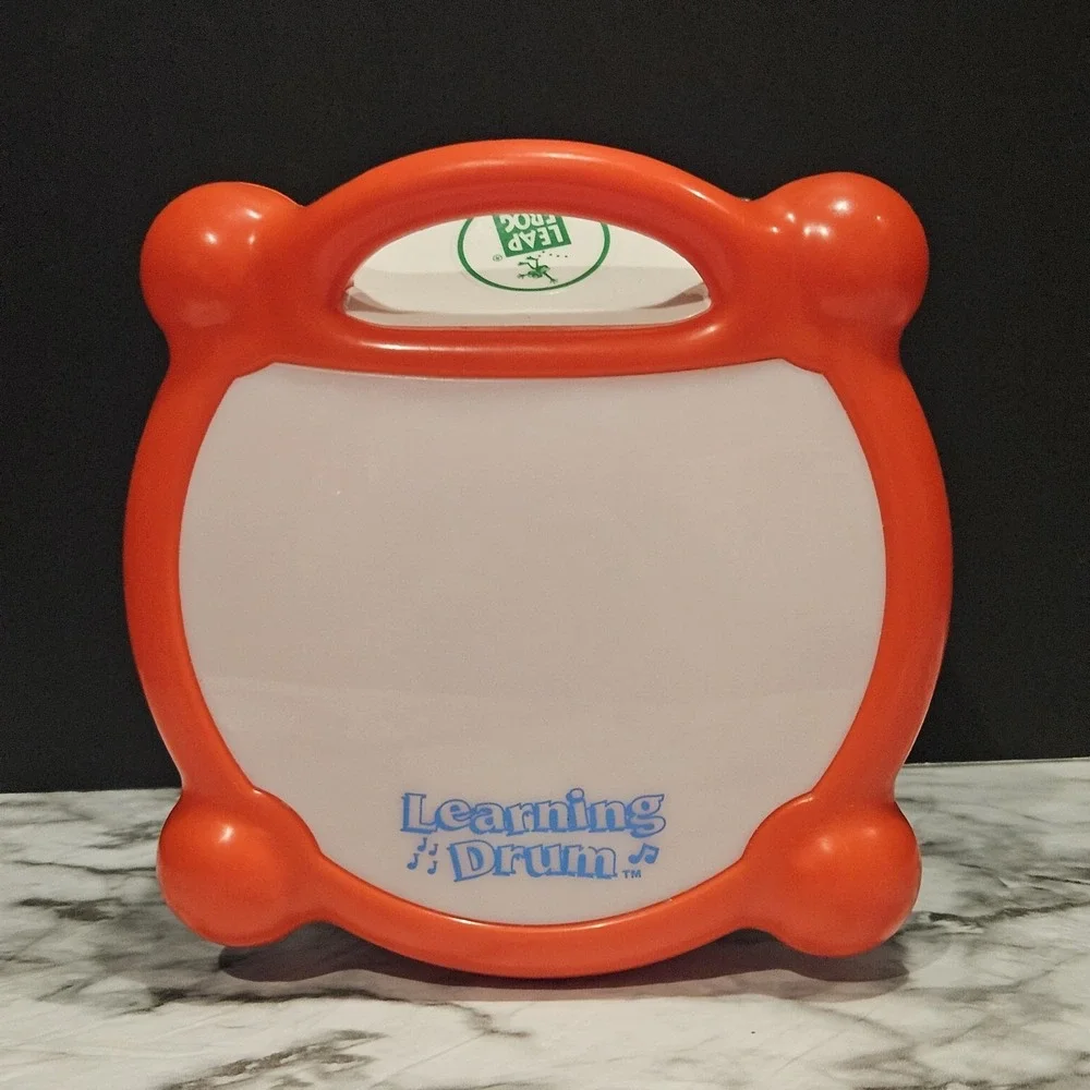 LeapFrog Learning Drum 2001 ABC 123 Musical Light Up Educational Toy Tested Work